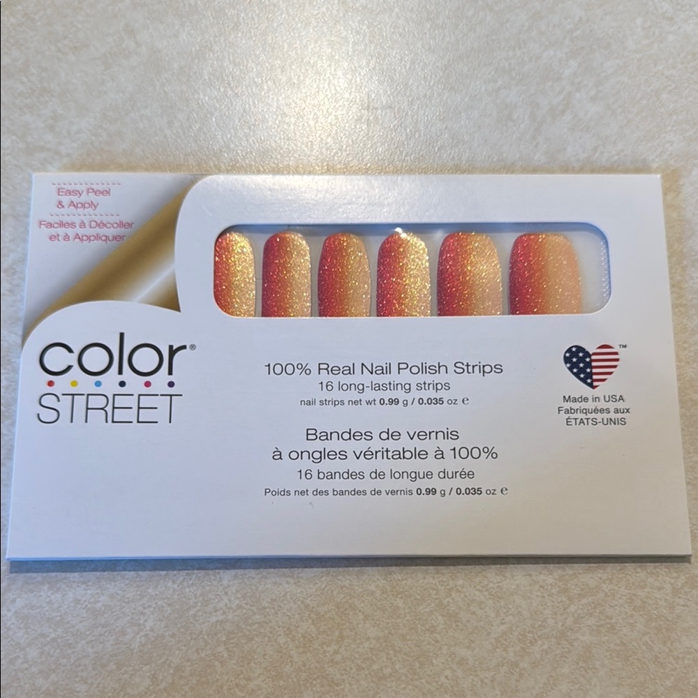 Color Street Sparkling Sunset Nail Strips